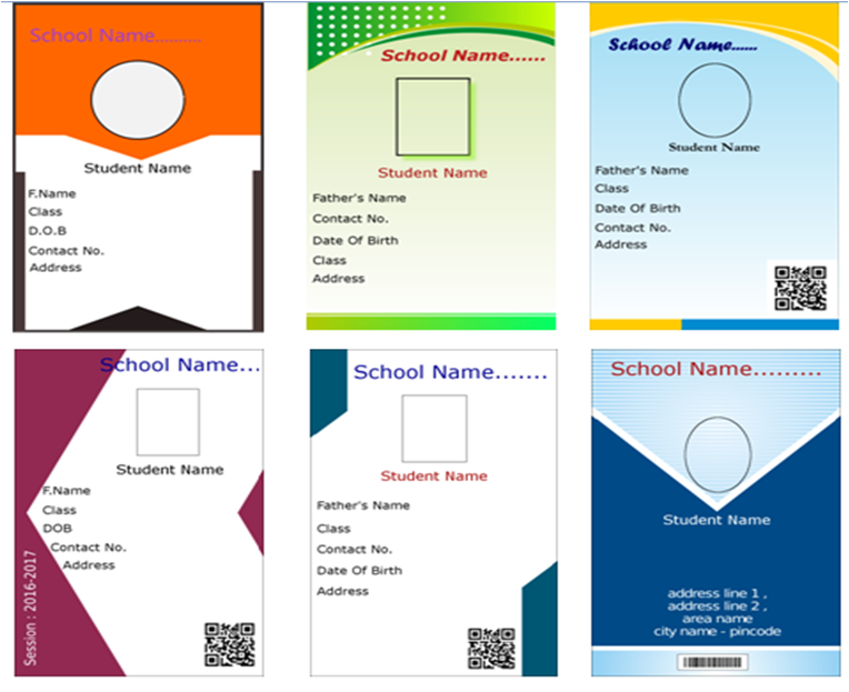 Free id card template